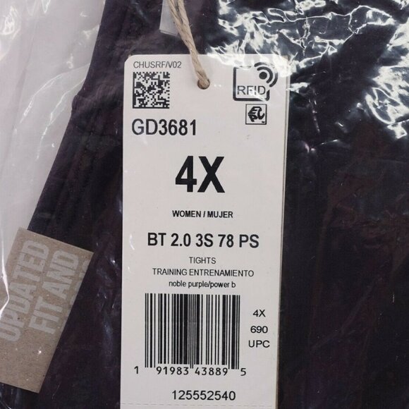 NEW adidas 3-Stripe Believe This 7/8 Plus Size - Picture 11 of 11